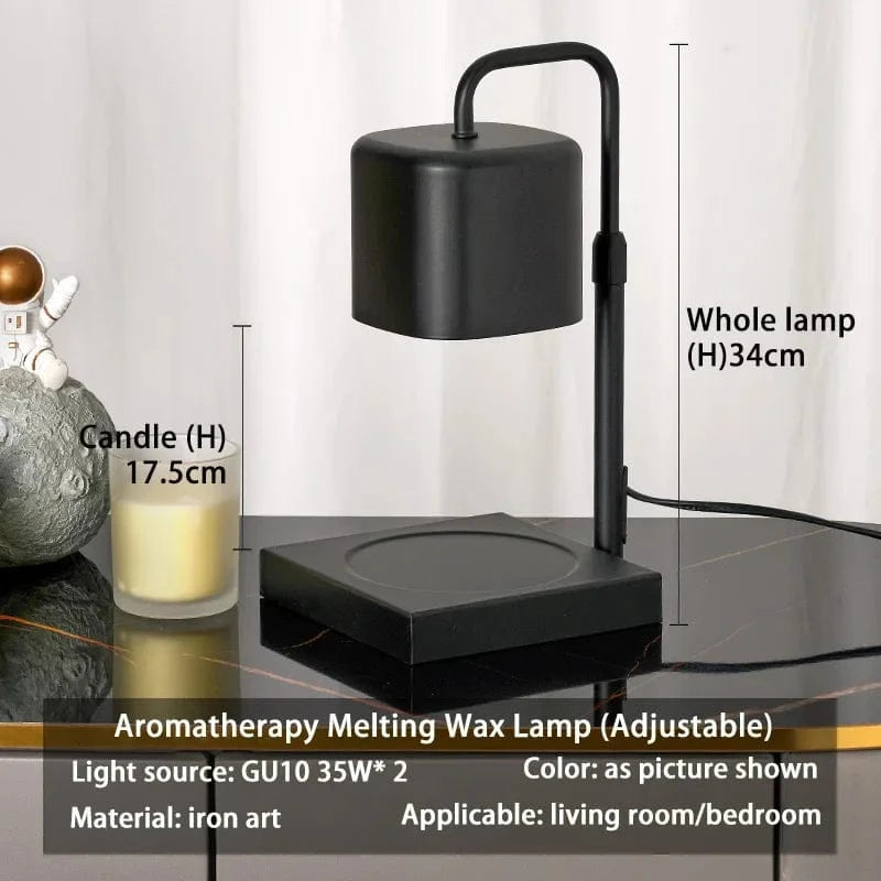 Brûleur de cire aromathérapie avec lampe électrique | Marco Lucetti Noir / UE