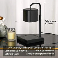 Brûleur de cire aromathérapie avec lampe électrique | Marco Lucetti Noir / UE