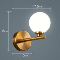 Applique murale LED Nyrea Glass Glow