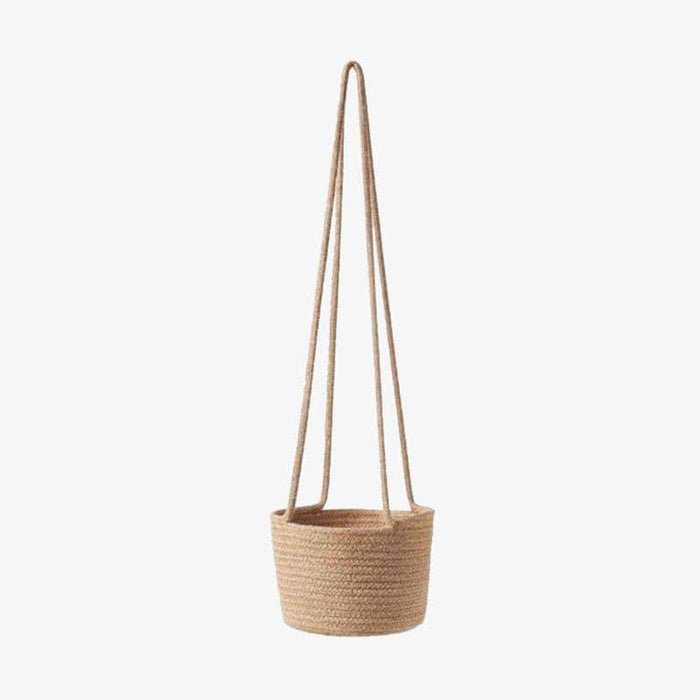 Cache-pots suspendus en osier scandinave | Marco Lucetti