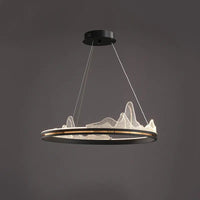 Cercle de Luxe pour Suspensions Villa | Marco Lucetti D50cm noir / Froid