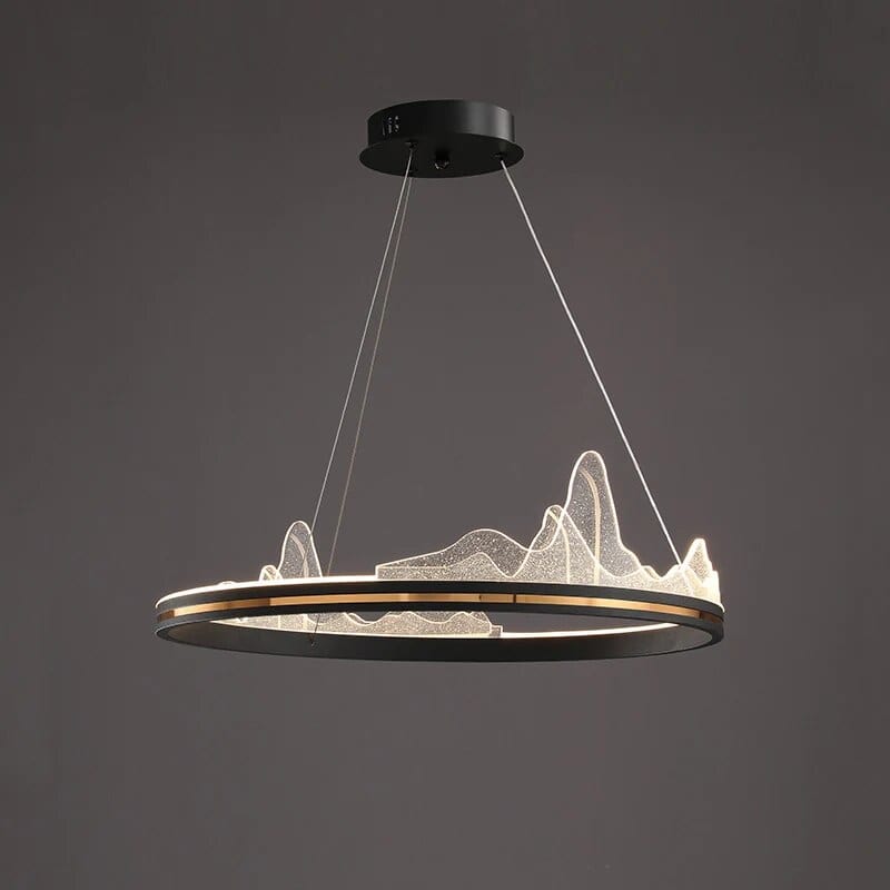 Cercle de Luxe pour Suspensions Villa | Marco Lucetti D60cm noir / Froid