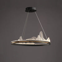 Cercle de Luxe pour Suspensions Villa | Marco Lucetti D60cm noir / Froid