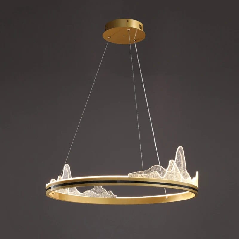 Cercle de Luxe pour Suspensions Villa | Marco Lucetti D60cm or / Froid