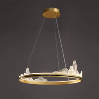 Cercle de Luxe pour Suspensions Villa | Marco Lucetti D60cm or / Froid