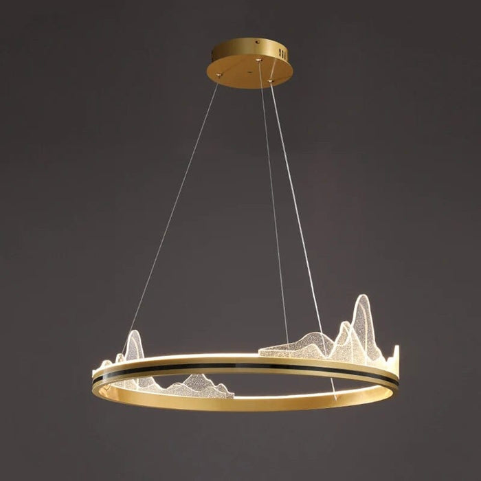 Cercle de Luxe pour Suspensions Villa | Marco Lucetti D60cm or / Froid