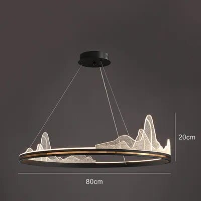 Cercle de Luxe pour Suspensions Villa | Marco Lucetti D80cm noir / Froid
