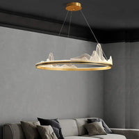 Cercle de Luxe pour Suspensions Villa | Marco Lucetti D80cm or / Froid