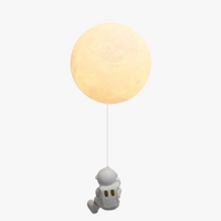 Applique murale Astronaute Lune Cuivre - Chambre Enfant Moderne