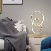 Chambre de chevet LED dorée en spirale - Design Moderne | Marco Lucetti