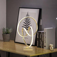 Chambre de chevet LED dorée en spirale - Design Moderne | Marco Lucetti
