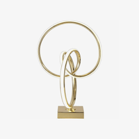 Chambre de chevet LED dorée en spirale - Design Moderne | Marco Lucetti