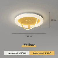 Chambre enfant étoilée: Plafonniers ours et princesse | Marco Lucetti Jaune / Gradation RC