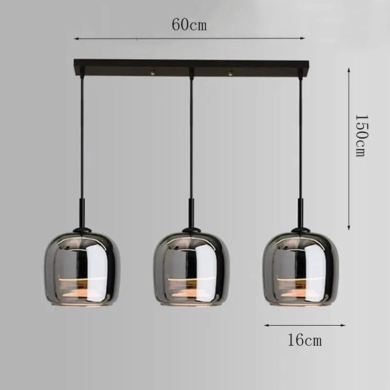 Chambre moderne : Éclairage intérieur design LED - Plafonniers et lustres suspensions | Marco Lucetti 3 têtes / Blanc froid