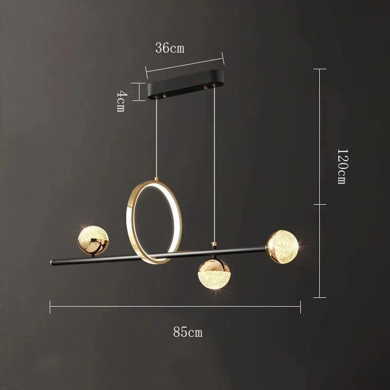 Chambre Moderne: Salle à Manger Décorative LED Plafonniers & Lampes Suspendues | Marco Lucetti 3 têtes / Blanc froid