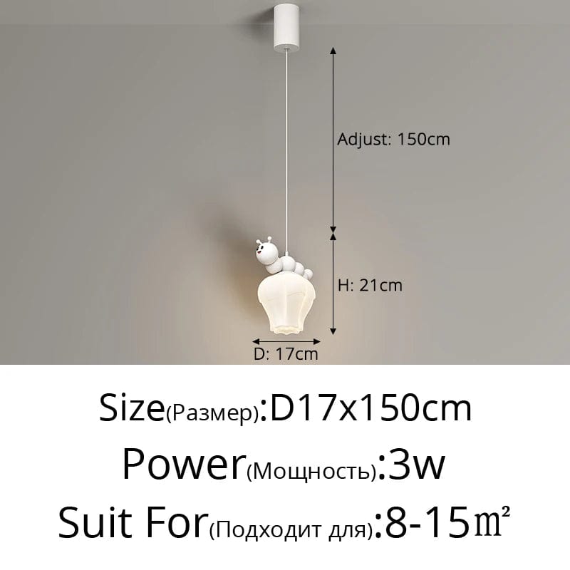 Chenille Astro - Lustre Enfant Moderne Dessin Animé | Marco Lucetti