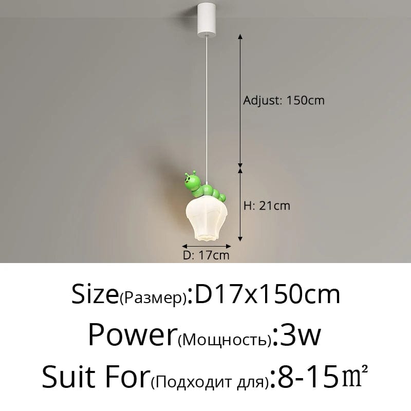 Chenille Astro - Lustre Enfant Moderne Dessin Animé | Marco Lucetti