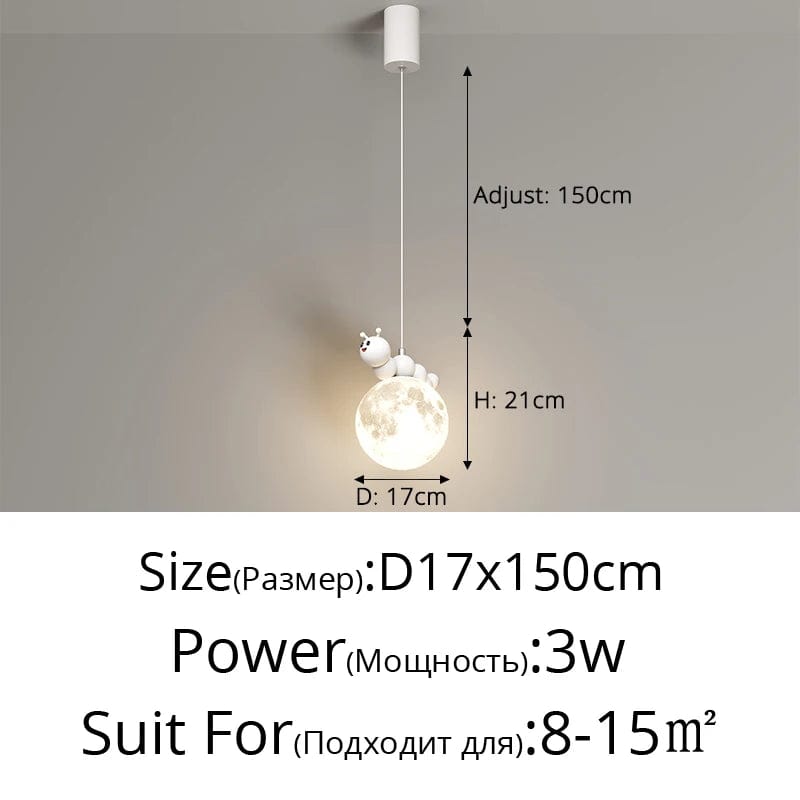Chenille Astro - Lustre Enfant Moderne Dessin Animé | Marco Lucetti