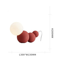 Chenille Pillar : Lampe de chevet LED Moderne | Marco Lucetti