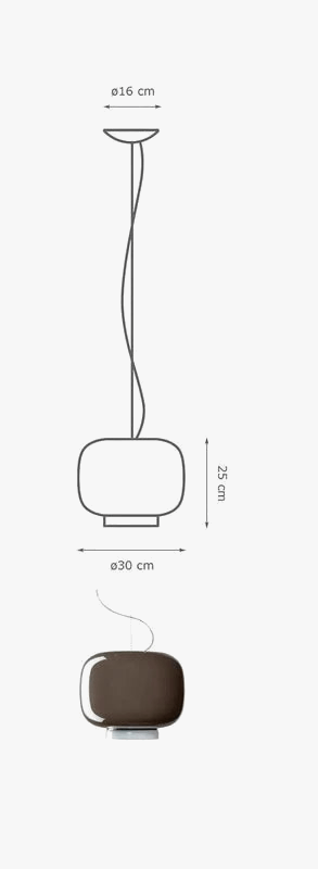 Chouchin : Suspension Lumière Italienne Créative LED Suspendue | Marco Lucetti