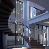 Collection Étoilée : Suspensions Lumineuses pour Votre Magasin de Vêtements | Marco Lucetti Célibataire / Noir / Lumière chaude