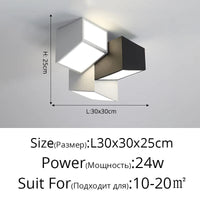 Plafonnier Créatif Géométrique LED - Collection Design Illuminez Votre Intérieur