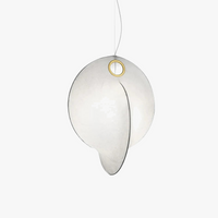 Lustre Led Wabi Sabi nordique pour la salle à manger barre de chambre Villa Loft Duplex Escalier Suspensions Décoratif