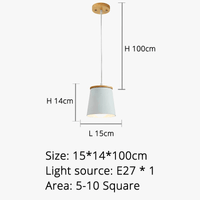 Creative Led - Lampe suspension blanche moderne avec barre en bois et en métal | Marco Lucetti