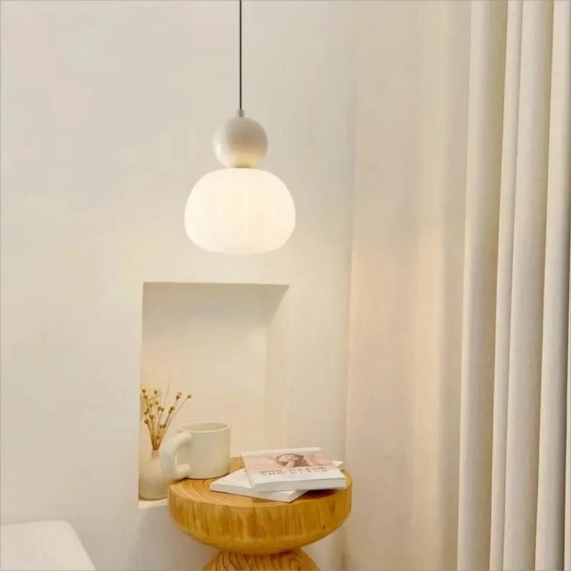 Crème Style Chevet Suspension LED - Éclairage de Chambre et Salle à Manger | Marco Lucetti
