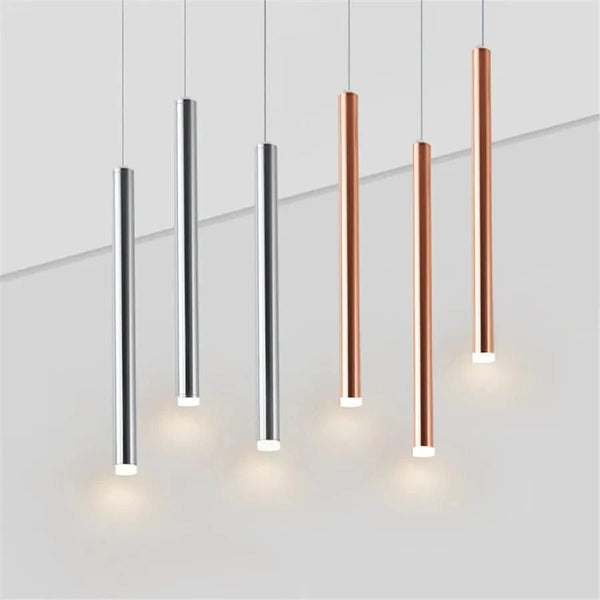 Cylindre Long Tube LED Suspension pour Bars & Restaurants | Marco Lucetti