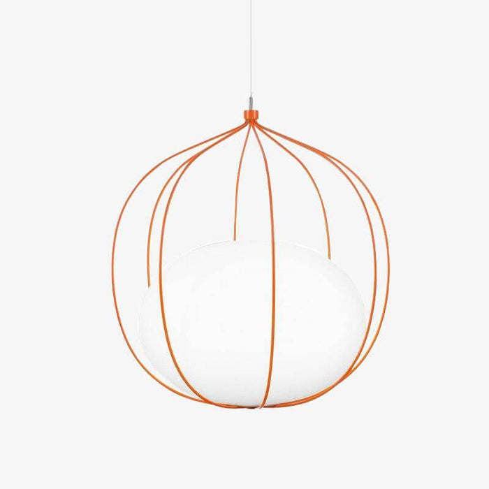 Suspension LED colorée avec sphère en verre Clear Glow