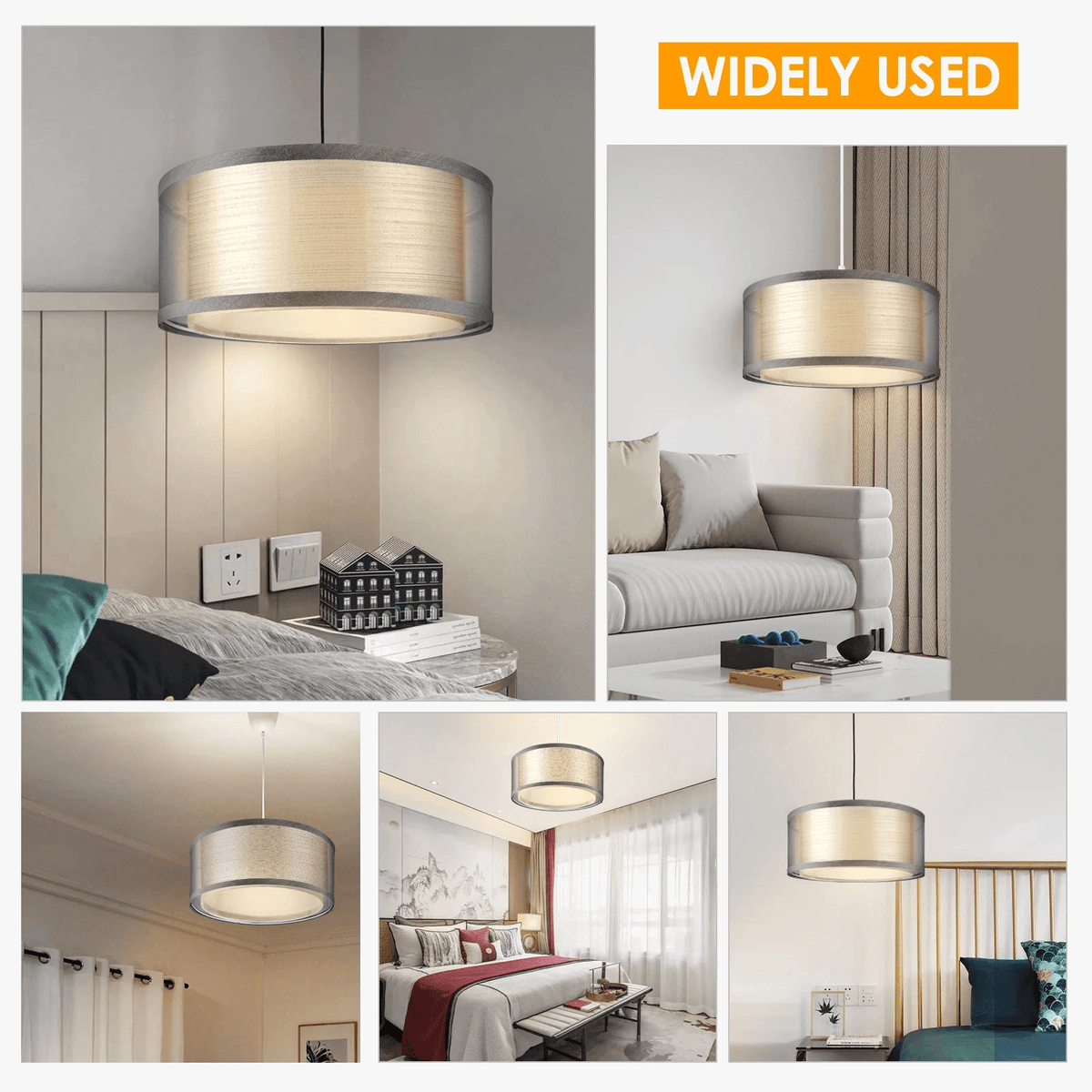 Découvrez notre abat-jour gris moderne pour plafonniers - Idéal pour sublimer votre décoration! | Marco Lucetti Chaud