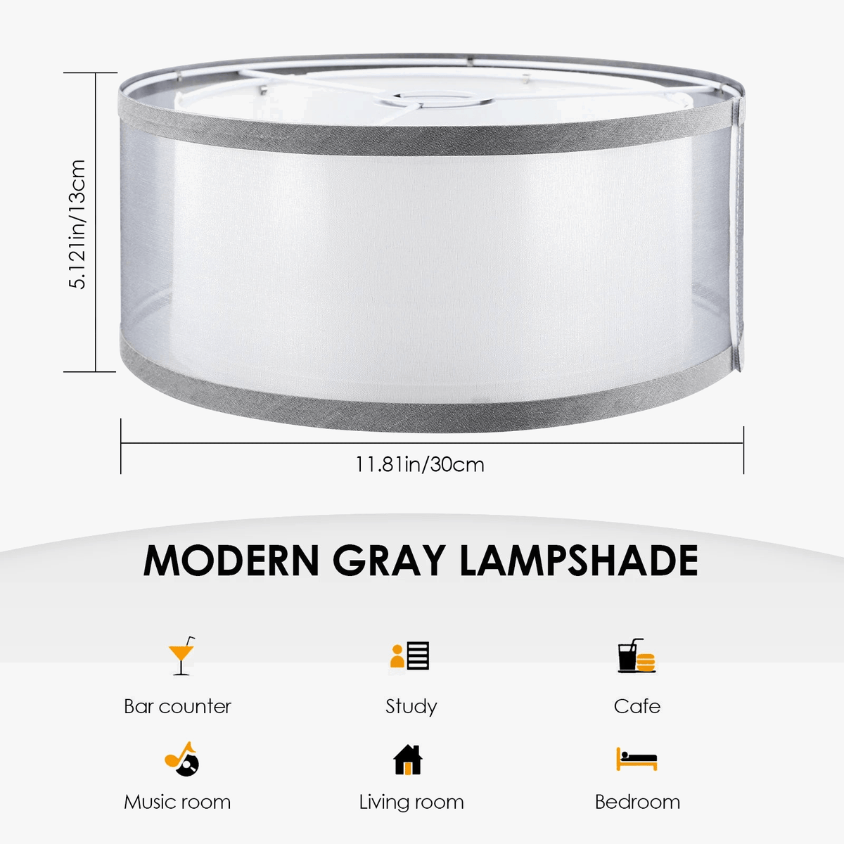 Découvrez notre abat-jour gris moderne pour plafonniers - Idéal pour sublimer votre décoration! | Marco Lucetti Chaud