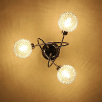 Depuley - Plafonnier semi-encastré à 3 lumières Globe Spoutnik | Marco Lucetti