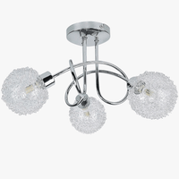 Depuley - Plafonnier semi-encastré à 3 lumières Globe Spoutnik | Marco Lucetti