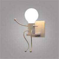 Design Bonhomme 3D en plusieurs couleurs | Marco Lucetti 1 lampe - Blanc