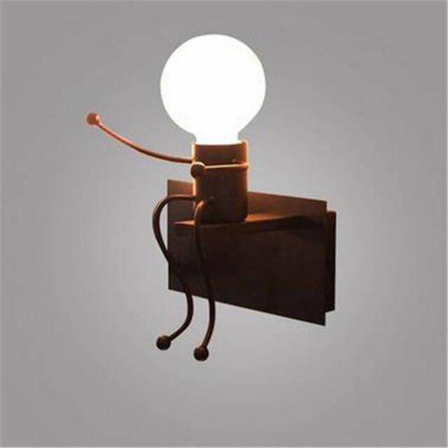 Design Bonhomme 3D en plusieurs couleurs | Marco Lucetti 1 lampe - Noir