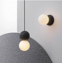 Design : Boules en ciment & verre | Marco Lucetti