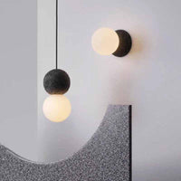 Design : Boules en ciment & verre | Marco Lucetti