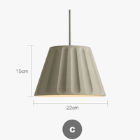 Design innovant de lustres en ciment à LED - Luminaires LED américains créatifs | Marco Lucetti