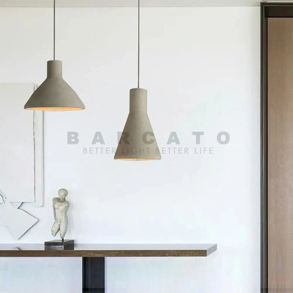 Design innovant de lustres en ciment à LED - Luminaires LED américains créatifs | Marco Lucetti