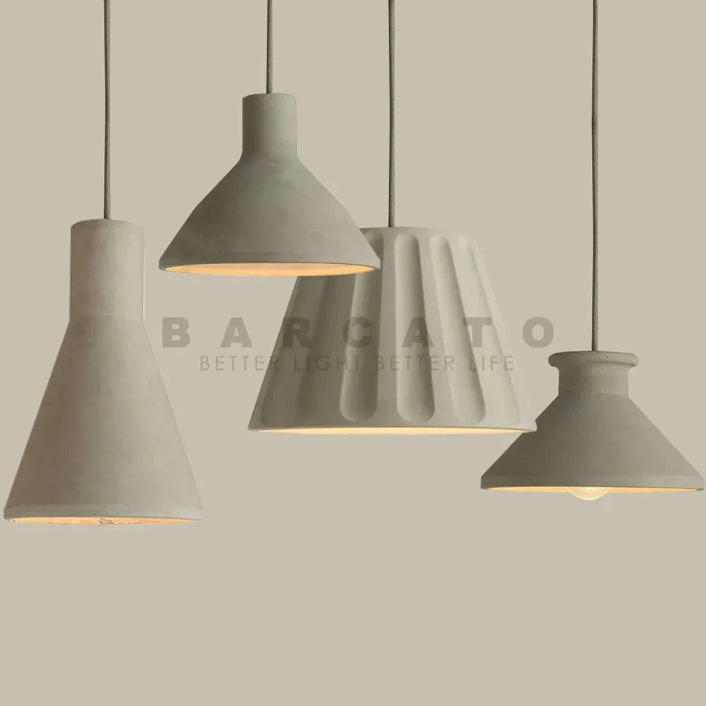 Design innovant de lustres en ciment à LED - Luminaires LED américains créatifs | Marco Lucetti