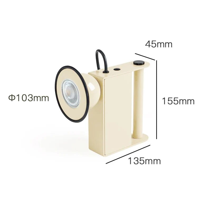 Design rétro pour une ambiance chic et chaleureuse | Marco Lucetti Lampe de table beige