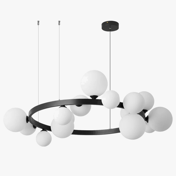 Lustre design rond - Collection Luxe Nordique, Mariage du Minimalisme Moderne