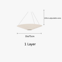 Suspension Wabi Sabi en papier japonais