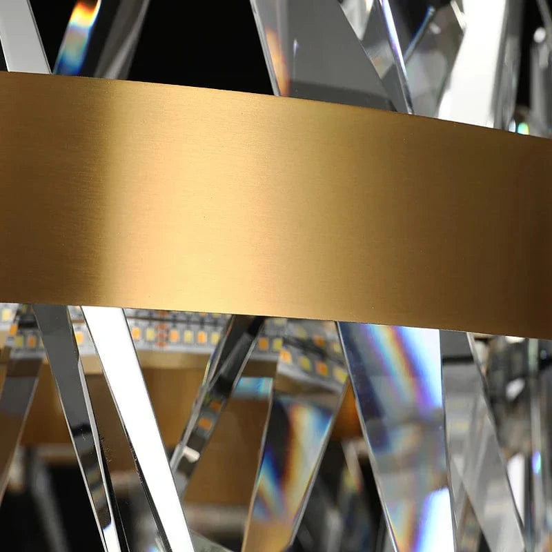 Deyidn - Luminaires Moderne Cuivre Applique Cristal LED Mur Doré Pour Maquillage Intérieur | Marco Lucetti