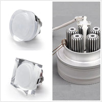 Spot LED en cristal encastré pour une décoration élégante de la maison