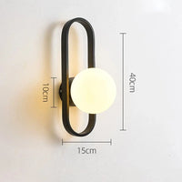 E27 Applique Murale LED de Luxe Moderne pour Salon et Chambre | Marco Lucetti A1