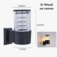 Applique Murale LED Extérieure Haut Vers Bas "Verre Aluminium"
