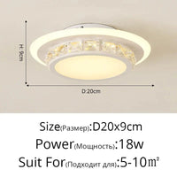 Éclairage d'entrée nordique : Design Moderne et Créatif | Marco Lucetti Style rond blanc B / 3 couleurs sans télécommande